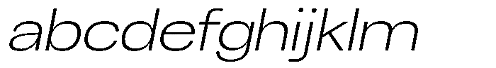 Chairo Neue Extra Light Expanded Italic FONT