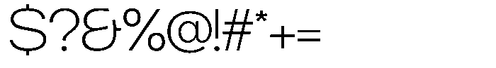 Chairo Neue Extra Light Expanded Font OTHER CHARS