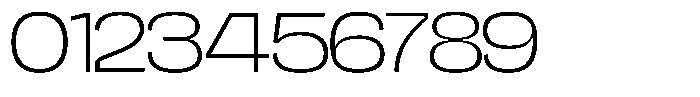 Chairo Neue Extra Light Extra Expanded Font OTHER CHARS