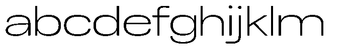 Chairo Neue Extra Light Extra Expanded FONT