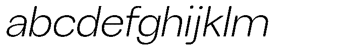 Chairo Neue Extra Light Italic FONT