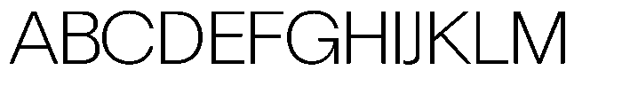Chairo Neue Extra Light Font UPPERCASE