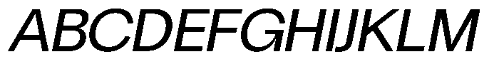 Chairo Neue Italic Font UPPERCASE