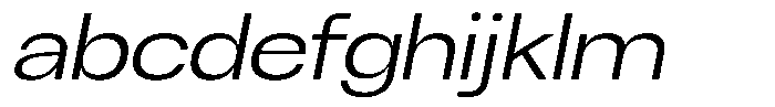 Chairo Neue Light Expanded Italic FONT