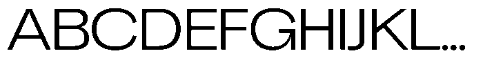Chairo Neue Light Expanded Font UPPERCASE
