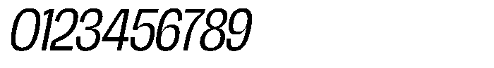 Chairo Neue Light Extra Condensed Italic Font OTHER CHARS
