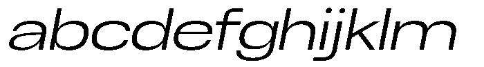 Chairo Neue Light Extra Expanded Italic FONT