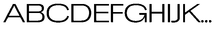 Chairo Neue Light Extra Expanded Font UPPERCASE
