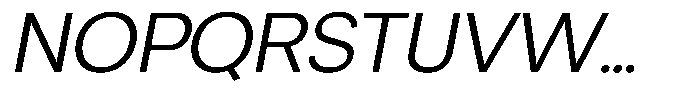 Chairo Neue Light Italic Font UPPERCASE