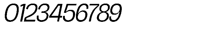 Chairo Neue Light Semi Condensed Italic Font OTHER CHARS