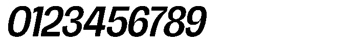 Chairo Neue Medium Condensed Italic Font OTHER CHARS