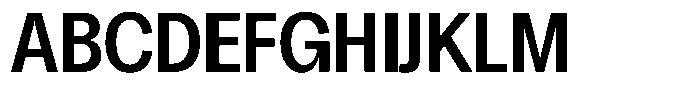 Chairo Neue Medium Condensed Font UPPERCASE