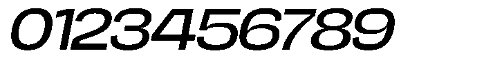 Chairo Neue Medium Extra Expanded Italic Font OTHER CHARS