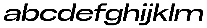 Chairo Neue Medium Extra Expanded Italic FONT