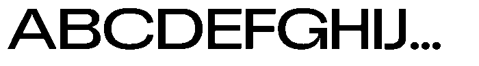 Chairo Neue Medium Extra Expanded Font UPPERCASE