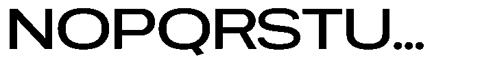 Chairo Neue Medium Extra Expanded Font UPPERCASE
