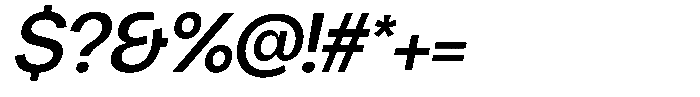 Chairo Neue Medium Italic Font OTHER CHARS