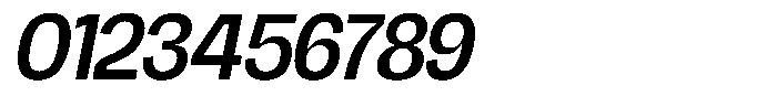 Chairo Neue Medium Semi Condensed Italic Font OTHER CHARS
