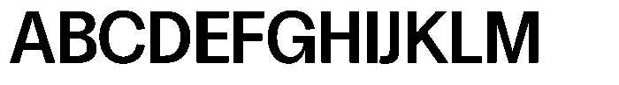 Chairo Neue Medium Semi Condensed Font UPPERCASE