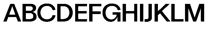 Chairo Neue Medium Font UPPERCASE