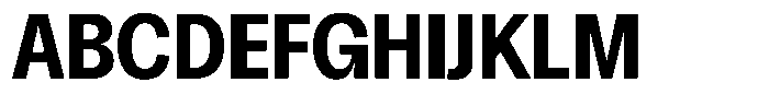 Chairo Neue Semi Bold Condensed Font UPPERCASE