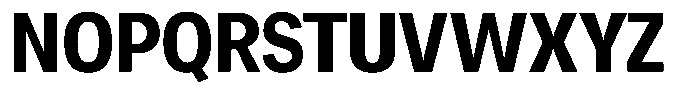 Chairo Neue Semi Bold Condensed Font UPPERCASE