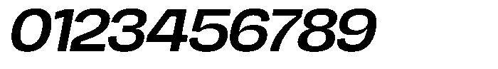 Chairo Neue Semi Bold Expanded Italic Font OTHER CHARS