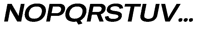 Chairo Neue Semi Bold Expanded Italic Font UPPERCASE