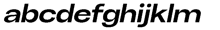 Chairo Neue Semi Bold Expanded Italic FONT