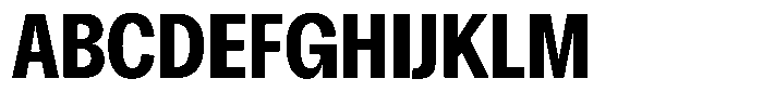 Chairo Neue Semi Bold Extra Condensed Font UPPERCASE