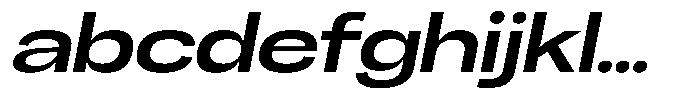 Chairo Neue Semi Bold Extra Expanded Italic FONT