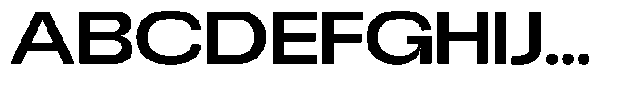 Chairo Neue Semi Bold Extra Expanded Font UPPERCASE