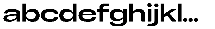 Chairo Neue Semi Bold Extra Expanded FONT