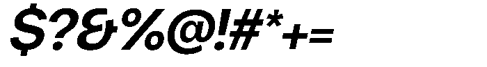 Chairo Neue Semi Bold Italic Font OTHER CHARS