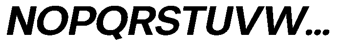 Chairo Neue Semi Bold Italic Font UPPERCASE
