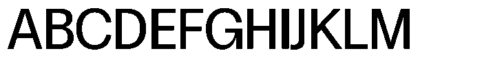 Chairo Neue Semi Condensed Font UPPERCASE