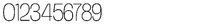 Chairo Neue Thin Condensed Font OTHER CHARS