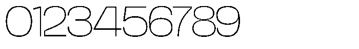 Chairo Neue Thin Expanded Font OTHER CHARS