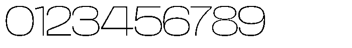 Chairo Neue Thin Extra Expanded Font OTHER CHARS