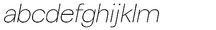 Chairo Neue Thin Italic FONT