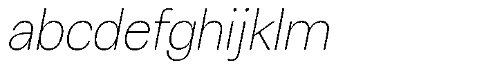 Chairo Neue Thin Semi Condensed Italic FONT