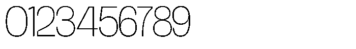 Chairo Neue Thin Semi Condensed Font OTHER CHARS