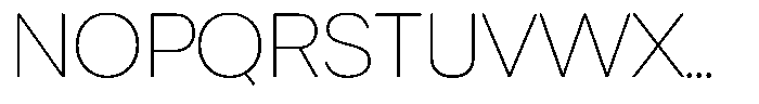 Chairo Neue Thin Font UPPERCASE
