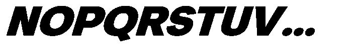Chairo Sans Black Italic Font UPPERCASE