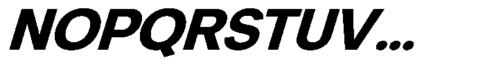 Chairo Sans Bold Italic Font UPPERCASE