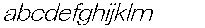 Chairo Sans Extra Light Italic FONT