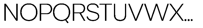 Chairo Sans Extra Light Font UPPERCASE