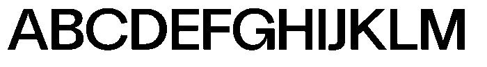 Chairo Sans Medium Font UPPERCASE