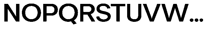 Chairo Sans Medium Font UPPERCASE