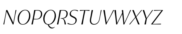 Chakai Alt Light Italic Font UPPERCASE
